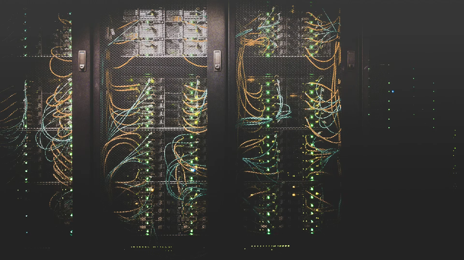 High-density server racks at DonHoster DC-MIA-1 Data Center in Miami